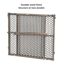 Load image into Gallery viewer, Safety 1st Vintage Wood Baby Gate with Pressure Mount Fastening (Gray)
