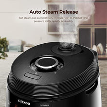 Load image into Gallery viewer, CUCKOO CMC-QAB501SB | 5QT. Standard 8-in-1 Pressure Cooker | 10 Menu Options: Slow Cooker, Sauté, Steamer, Yogurt &amp; More, Made in Korea | Black
