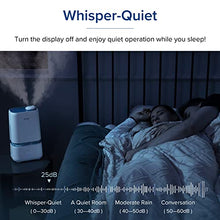 Load image into Gallery viewer, LEVOIT Humidifiers for Bedroom, Smart Wi-Fi Cool Mist Essential Oils Diffuser in one, 4L Ultrasonic Air Vaporizer for plants, baby, Quiet for home large room, nursery, 40 Hours, Classic 200S, Blue
