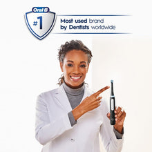 Load image into Gallery viewer, Oral-B iO Series 3 Limited Rechargeable Electric Powered Toothbrush, Black with 2 Brush Heads and Travel Case - Visible Pressure Sensor to Protect Gums - 3 Modes - 2 Minute Timer
