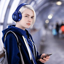 Load image into Gallery viewer, Bluetooth Headphones Wireless,TUINYO Over Ear Stereo Wireless Headset 40H Playtime with deep bass, Soft Memory-Protein Earmuffs, Built-in Mic Wired Mode PC/Cell Phones/TV-Dark Blue
