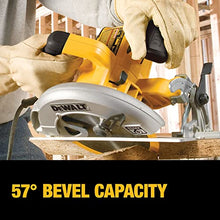 Load image into Gallery viewer, DEWALT Circular Saw, 7-1/4 inch, Pivoting with up to 57 Degree Bevel, Corded (DWE575SB)
