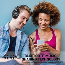 Load image into Gallery viewer, OneOdio A70 Bluetooth Over Ear Headphones, Wireless Headphones with 72H Playtime, Shareport, Foldable, 3.5mm/6.35mm Stereo Jack for Guitar Amp Computer PC Tablet Home Office Travel
