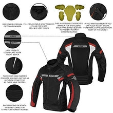 Load image into Gallery viewer, ALPHA CYCLE GEAR BREATHABLE BIKERS RIDING PROTECTION MOTORCYCLE JACKET MESH CE ARMORED (RED SPARROW, X-LARGE)
