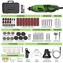 Load image into Gallery viewer, 180W Rotary Tool Kit, 1.5-Amp PHALANX 6 Variable Speed with Flex Shaft, 8000-32000RPM Rotary Multi-Tool&amp; 139pcs Accessories Kit, Power Multiuse Set Prefect for Crafting Projects and DIY Creations…
