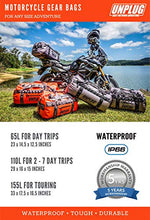 Load image into Gallery viewer, Unplug Ultimate Adventure Bag -1680D Heavy Duty Waterproof Duffel Bag for Boating, Motorcycling, Hunting, Camping, Kayaks or Jet Ski. Gets Gear Through Any Conditions (65L, Storm Grey)

