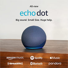 Load image into Gallery viewer, Echo Dot (5th Gen, 2022 release) | With bigger vibrant sound, helpful routines and Alexa | Deep Sea Blue
