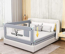 Load image into Gallery viewer, Lsbod Bed Rail for Toddlers Extra Long Baby Bed Rails Guard Safety Bedrail for Kids Twin, Double, Full Size Queen &amp; King Mattress(1side 59&quot; Lx27 H)…
