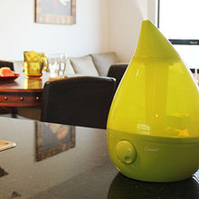 Load image into Gallery viewer, Crane Drop Ultrasonic Cool Mist Air Humidifier for Plants Home Bedroom Baby Nursery and Office, Filter Free, 500 Sq Ft Coverage, Green, 1 Gallon

