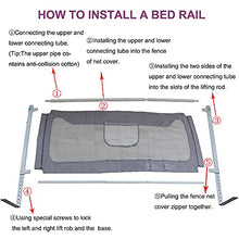 Load image into Gallery viewer, Lsbod Bed Rail for Toddlers Extra Long Baby Bed Rails Guard Safety Bedrail for Kids Twin, Double, Full Size Queen &amp; King Mattress(1side 59&quot; Lx27 H)…
