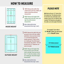 Load image into Gallery viewer, Vinyl Mini Blinds 1-inch Cordless Room Darkening Blind for Windows - Starting at $9.97 - (Over 1,400 Add&#39;l Custom Sizes) Vinyl Blinds, Mini Blinds, Window Blinds Cordless, White - 26&quot; W x 60&quot; H
