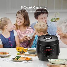 Load image into Gallery viewer, CUCKOO CMC-QAB501SB | 5QT. Standard 8-in-1 Pressure Cooker | 10 Menu Options: Slow Cooker, Sauté, Steamer, Yogurt &amp; More, Made in Korea | Black
