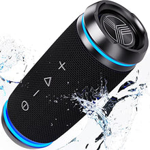 Load image into Gallery viewer, TREBLAB HD77 - Wireless Bluetooth Speaker - 30W Stereo, 20H Battery, IPX6 Waterproof, TWS Mode, Portable Speaker with Shockproof/Dustproof Body, Black
