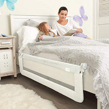 Load image into Gallery viewer, Bed Rail for Toddlers - Extra Long Toddler Bedrail Guard for Kids Twin, Double, Full Size Queen &amp; King Mattress - Baby Bed Rails for Children (White XL)
