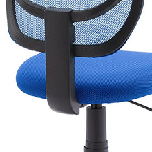 Load image into Gallery viewer, Amazon Basics Low-Back Computer Task Office Desk Chair with Swivel Casters - Blue
