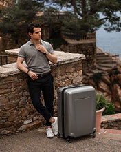 Load image into Gallery viewer, Samsonite Winfield 3 DLX Hardside Expandable Luggage with Spinners, Silver, Checked-Large 28-Inch
