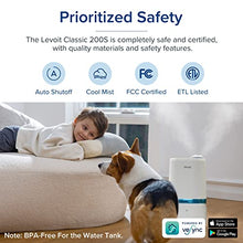 Load image into Gallery viewer, LEVOIT Humidifiers for Bedroom, Smart Wi-Fi Cool Mist Essential Oils Diffuser in one, 4L Ultrasonic Air Vaporizer for plants, baby, Quiet for home large room, nursery, 40 Hours, Classic 200S, Blue
