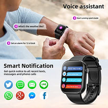 Load image into Gallery viewer, Smart Watch (Answer/Make Calls), 2023 Newest 1.85 Inch Fitness Tracker, Heart Rate/Sleep Monitor/Pedometer/Calories, Multiple Sports Modes, Waterproof Women&#39;s Men&#39;s Fitness Watch for Android iPhone
