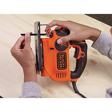 Load image into Gallery viewer, BLACK+DECKER Jig Saw, 5-Amp, 3,000 Blade Speed, 45 Degree Beveled Cuts, ¾-Inch Orbital Blade, 4 Curve Settings, Corded (BDEJS600C)
