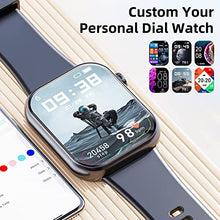 Load image into Gallery viewer, Smart Watch (Answer/Make Calls), 2023 Newest 1.85 Inch Fitness Tracker, Heart Rate/Sleep Monitor/Pedometer/Calories, Multiple Sports Modes, Waterproof Women&#39;s Men&#39;s Fitness Watch for Android iPhone
