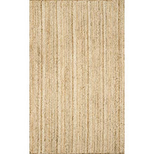 Load image into Gallery viewer, nuLOOM Rigo Hand Woven Farmhouse Jute Area Rug, 5&#39; x 8&#39;, Natural
