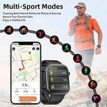 Load image into Gallery viewer, Smart Watch (Answer/Make Calls), 2023 Newest 1.85 Inch Fitness Tracker, Heart Rate/Sleep Monitor/Pedometer/Calories, Multiple Sports Modes, Waterproof Women&#39;s Men&#39;s Fitness Watch for Android iPhone
