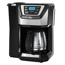 Load image into Gallery viewer, BLACK+DECKER 12-Cup Mill and Brew Coffeemaker, Black, CM5000B
