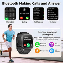 Load image into Gallery viewer, Smart Watch (Answer/Make Calls), 2023 Newest 1.85 Inch Fitness Tracker, Heart Rate/Sleep Monitor/Pedometer/Calories, Multiple Sports Modes, Waterproof Women&#39;s Men&#39;s Fitness Watch for Android iPhone
