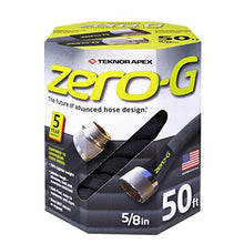 Load image into Gallery viewer, zero-G 4001-50 Lightweight, Ultra Flexible, Durable, Kink-Free Garden Hose, 5/8-Inch by 50-Feet,Black
