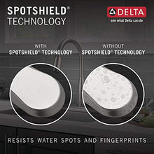 Load image into Gallery viewer, Delta Faucet Keele Brushed Nickel Kitchen Faucet, Kitchen Faucets with Pull Down Sprayer, Kitchen Sink Faucet, Faucet for Kitchen Sink, Magnetic Docking Spray Head, Spotshield Stainless 19824LF-SP
