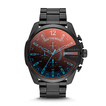 Load image into Gallery viewer, Diesel Men&#39;s 51mm Mega Chief Quartz Stainless Steel Chronograph Watch, Color: Black (Model: DZ4318)
