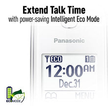 Load image into Gallery viewer, Panasonic DECT 6.0 Expandable Cordless Phone with Answering Machine and Smart Call Block - 2 Cordless Handsets - KX-TGD532W (White/Silver)
