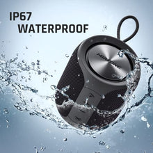 Load image into Gallery viewer, MIATONE Portable Bluetooth Speaker, Wireless IP67 Waterproof Speaker with Subwoofer, 16W Louder Volume, Longer Playtime, Bluetooth 5.0, Dual Pairing, Portable Speaker for Party Beach Camping, Black
