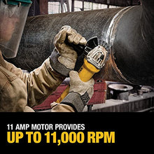 Load image into Gallery viewer, DEWALT Angle Grinder, 4.5 Inch, 11 Amp, With Paddle Switch (DWE402), Black
