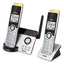 Load image into Gallery viewer, VTECH IS8121-2 Super Long Range up to 2300 Feet DECT 6.0 Bluetooth 2 Handset Cordless Phone for Home with Answering Machine, Call Blocking, Connect to Cell, Intercom and Expandable to 5 Handsets
