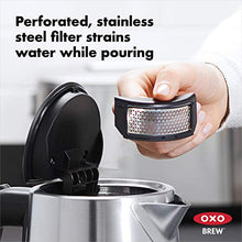 Load image into Gallery viewer, OXO BREW Cordless Glass Electric Kettle, Clear, 175 L
