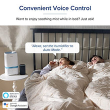 Load image into Gallery viewer, LEVOIT Humidifiers for Bedroom, Smart Wi-Fi Cool Mist Essential Oils Diffuser in one, 4L Ultrasonic Air Vaporizer for plants, baby, Quiet for home large room, nursery, 40 Hours, Classic 200S, Blue
