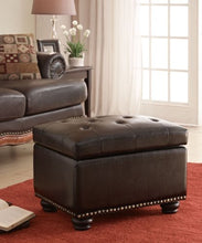 Load image into Gallery viewer, Convenience Concepts Designs4Comfort Storage Ottoman, Dark Espresso
