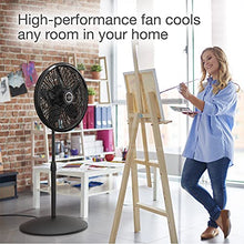 Load image into Gallery viewer, Lasko Elegance &amp; Performance Pedestal Fan, 18 Inch, Black 1827
