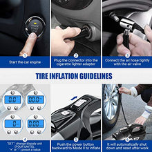 Load image into Gallery viewer, VARSK 4-in-1 Car Vacuum Cleaner, Tire Inflator Portable Air Compressor with Digital Tire Pressure Gauge LCD Display and LED Light, 12V DC Air Compressor Pump, 15FT Cord, Bonus HEPA Filter and Nozzles
