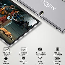 Load image into Gallery viewer, 2 in 1 Tablet 10.1 Inch, Android 11.0 Tablets, 64GB/128GB ROM, Dual 4G Cellular with Keyboard, 18MP Camera, Octa-Core Processor, WiFi, GPS, Bluetooth, Google Certified Tablet PC(2021 Gray)
