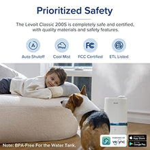 Load image into Gallery viewer, LEVOIT Humidifiers for Bedroom, Smart Wi-Fi Cool Mist Essential Oils Diffuser in one, 4L Ultrasonic Air Vaporizer for plants, baby, Quiet for home large room, nursery, 40 Hours, Classic 200S, Blue
