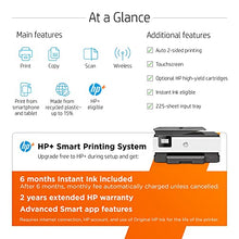 Load image into Gallery viewer, HP OfficeJet 8015e Wireless Color All-in-One Printer with 6 Months Free Ink with HP+(228F5A), White
