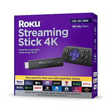 Load image into Gallery viewer, Roku Streaming Stick - Portable 4K/HDR/Dolby Vision Streaming Device, Voice Remote, Free &amp; Live TV
