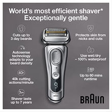 Load image into Gallery viewer, Braun Electric Razor for Men Pop-Up Precision Beard Trimmer, Rechargeable, Wet &amp; Dry Foil Shaver with Travel Case, Silver, 5 Piece Set
