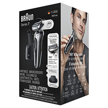 Load image into Gallery viewer, Braun Electric Razor for Men Flex Head Foil Shaver with Precision Beard Trimmer, Rechargeable, Wet &amp; Dry, 4in1 SmartCare Center and Travel Case, Silver
