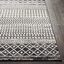 Load image into Gallery viewer, Artistic Weavers Chester Boho Moroccan Area Rug,5&#39; Square,Black
