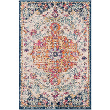 Load image into Gallery viewer, Artistic Weavers Odelia Vintage Bohemian Area Rug,6&#39;7&quot; x 9&#39;,Orange/Navy
