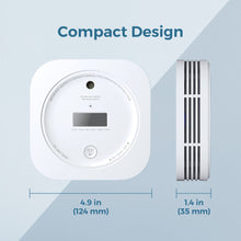 Load image into Gallery viewer, AEGISLINK Smoke and Carbon Monoxide Detector 10-Year Lifespan with Replaceable Battery, Photoelectric Fire Alarm and Electrochemical CO Alarm with Test/Silence Button, SC200, 6-Pack
