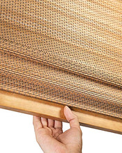 Load image into Gallery viewer, CHICOLOGY Bamboo Blinds , Bamboo Shades , Roman Shades for Windows , Roman Window Shades , Window Shades for Home , Bamboo Shades for Patio , Blinds &amp; Shades , Window Shade , 23&quot;W X 64&quot;H, Acorn

